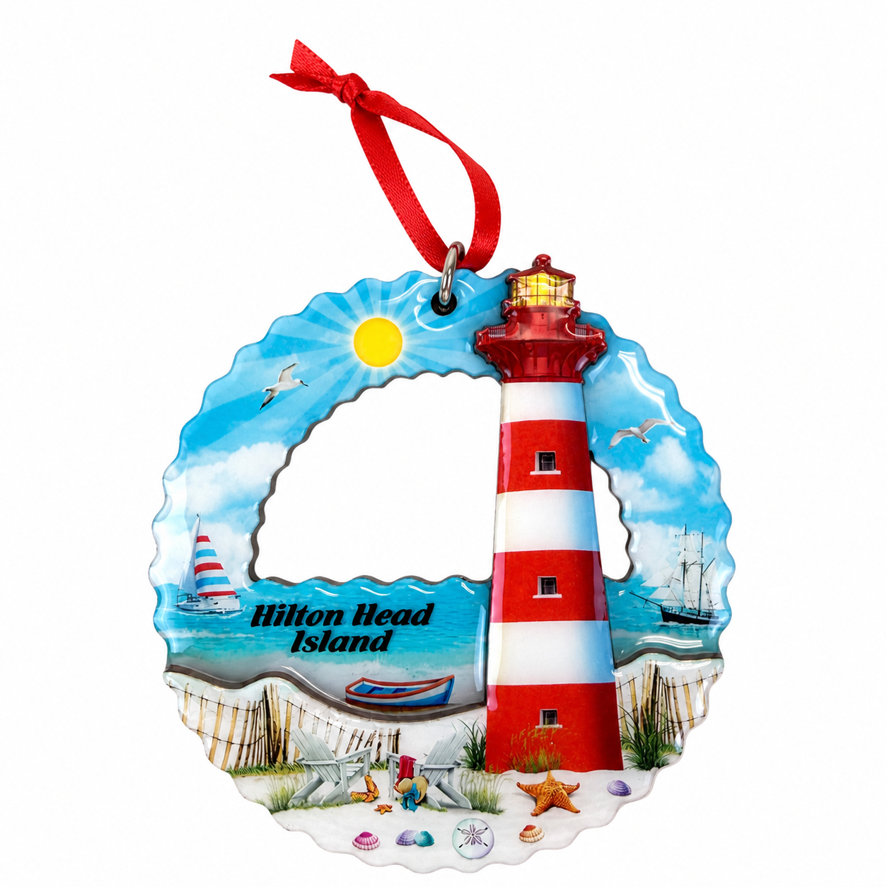 Lighthouse Die-Cut Ornament