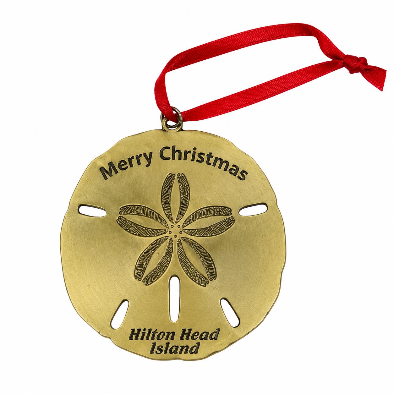 Hilton Head Island Metal Sand Dollar Ornament