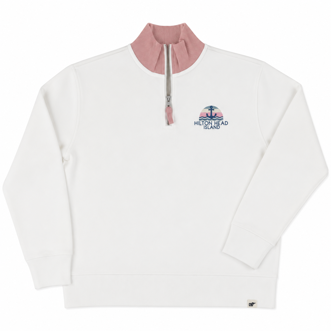 Hilton Head Island Women's Embroidered Anchor 1/4 Zip