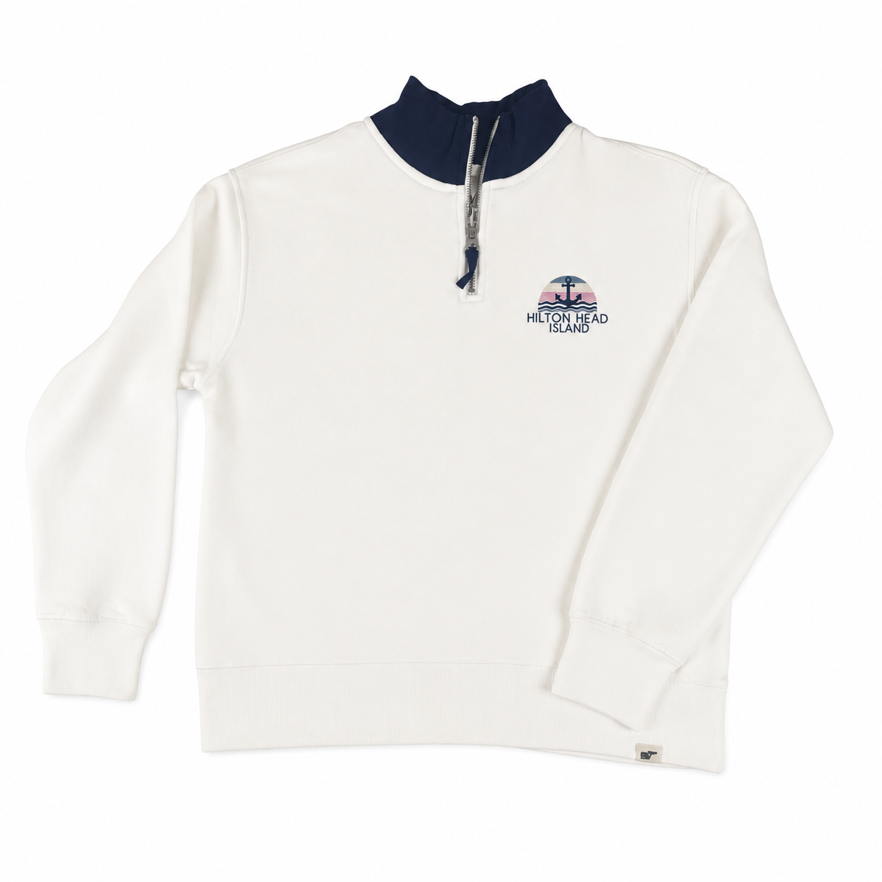 Hilton Head Island Women's Embroidered Anchor 1/4 Zip