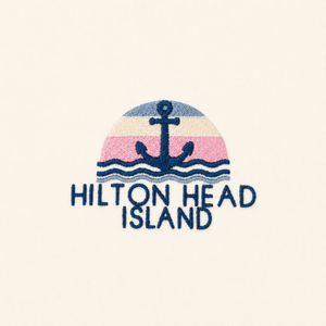 Hilton Head Island Women's Embroidered Anchor 1/4 Zip