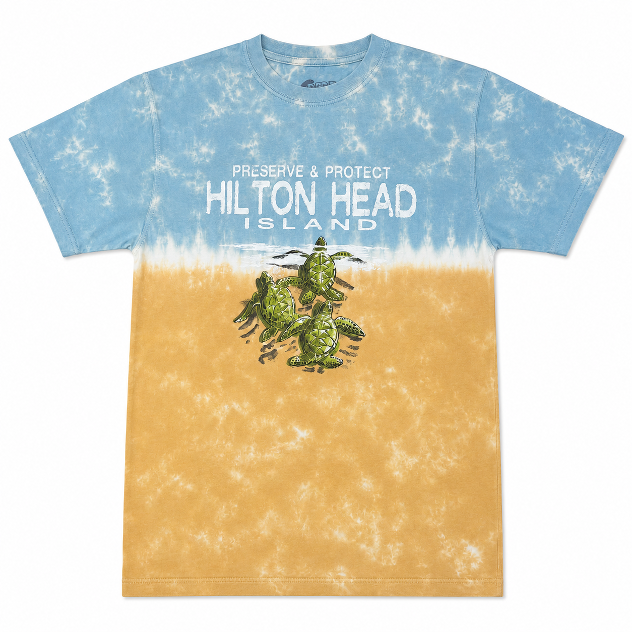 Turtle Journey Hilton Head Island Tie-Dye T-Shirt