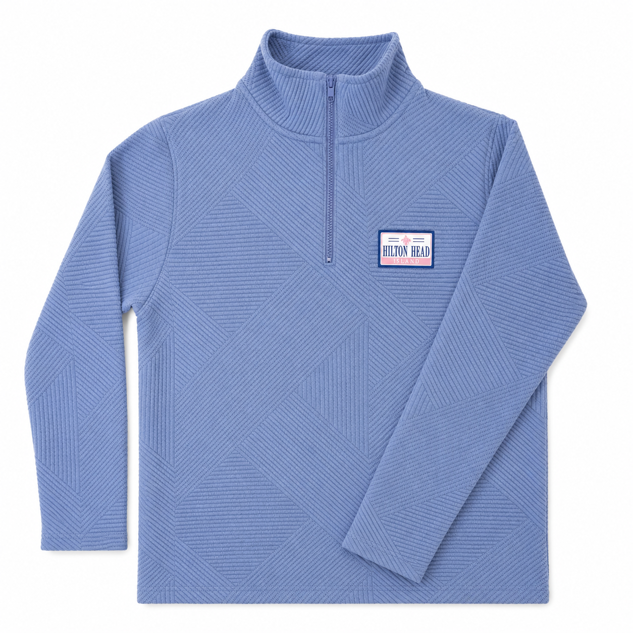 Women's Hilton Head Quilted Turtle Patch 1/4 Zip