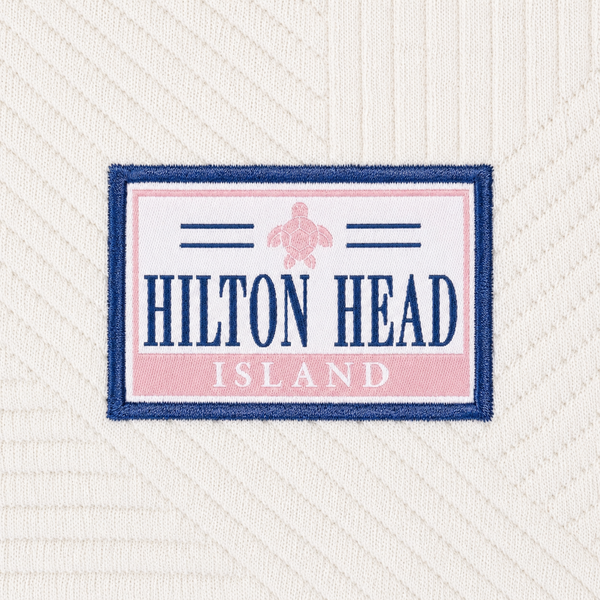Women's Hilton Head Quilted Turtle Patch 1/4 Zip - Camp Hilton Head