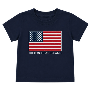 Infant Hilton Head US Flag T-Shirt