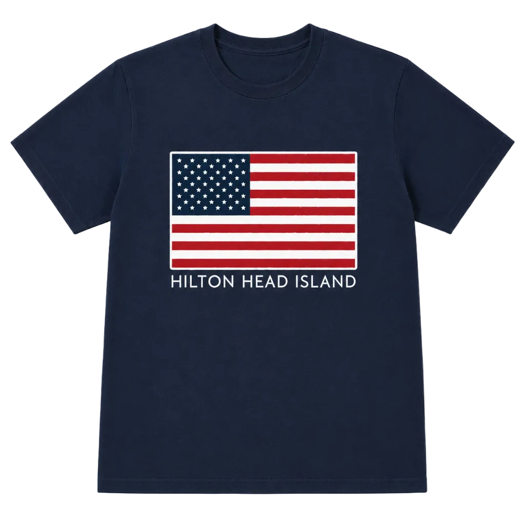 Hilton Head US Flag T-Shirt
