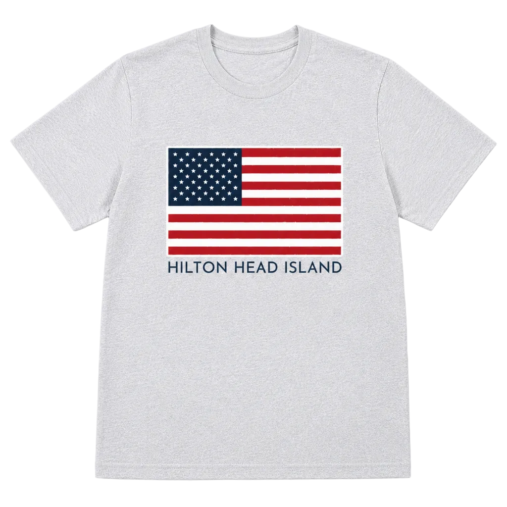Hilton Head US Flag T-Shirt