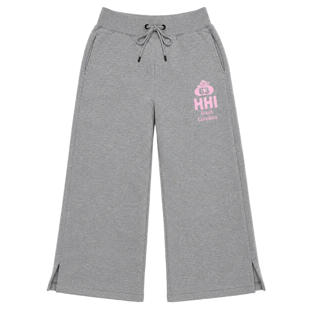 Hilton Head Women's Hibiscus Wide Leg Pant