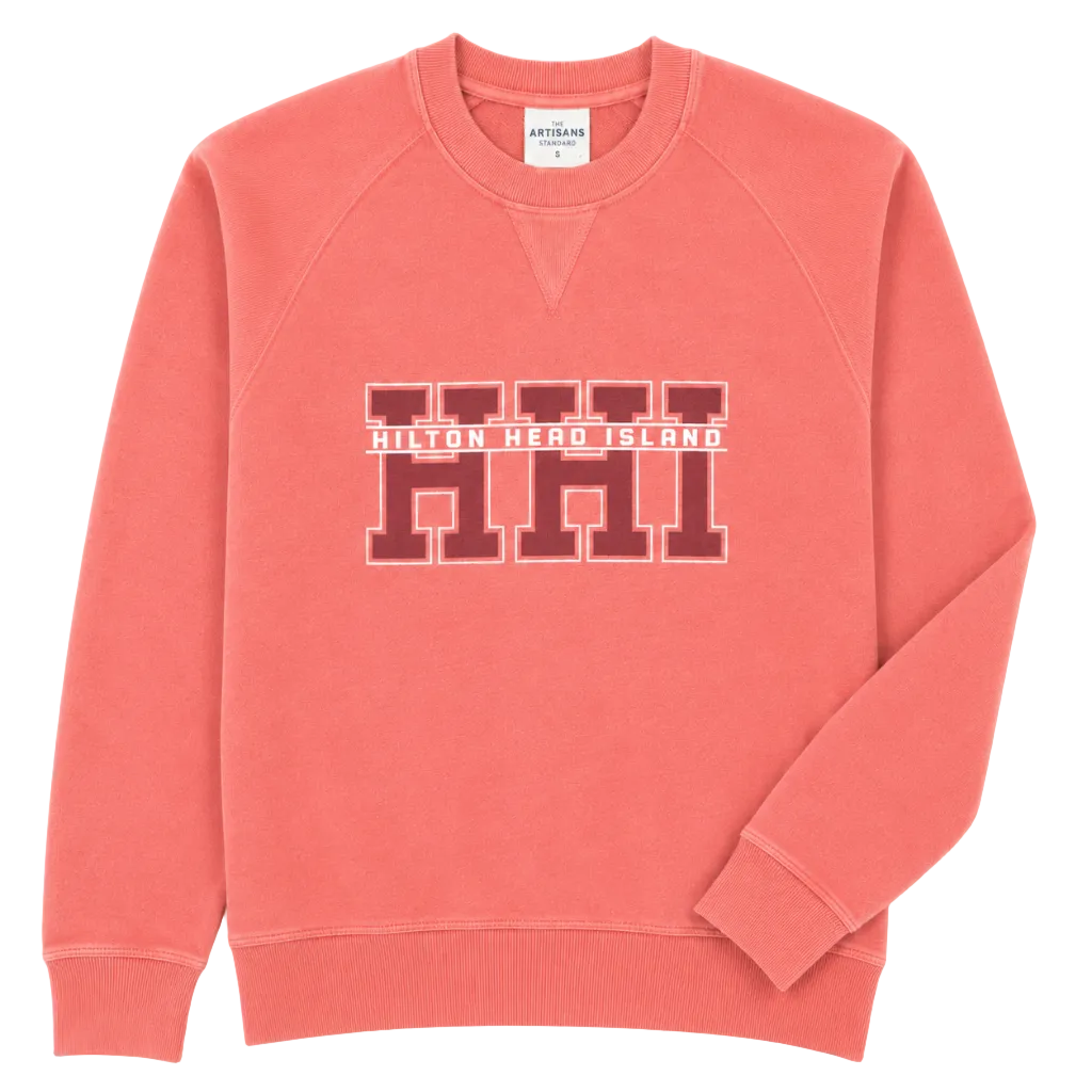 Hilton Head Vintage Boston French Terry Crewneck Sweatshirt