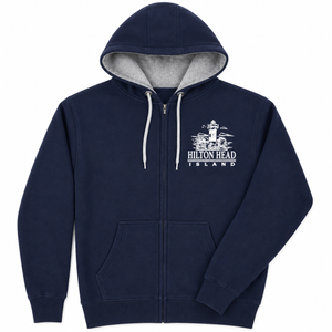 Hilton Head Lighthouse Full Zip Hooded Sweatshirt