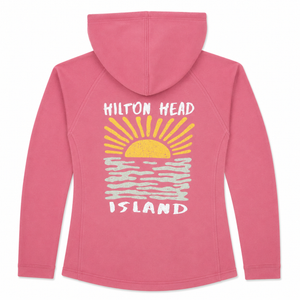 Women's Pockets of Sunshine Full Zip Hilton Head Hooded Sweatshirt