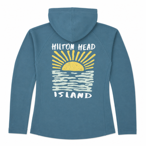 Women's Pockets of Sunshine Full Zip Hilton Head Hooded Sweatshirt