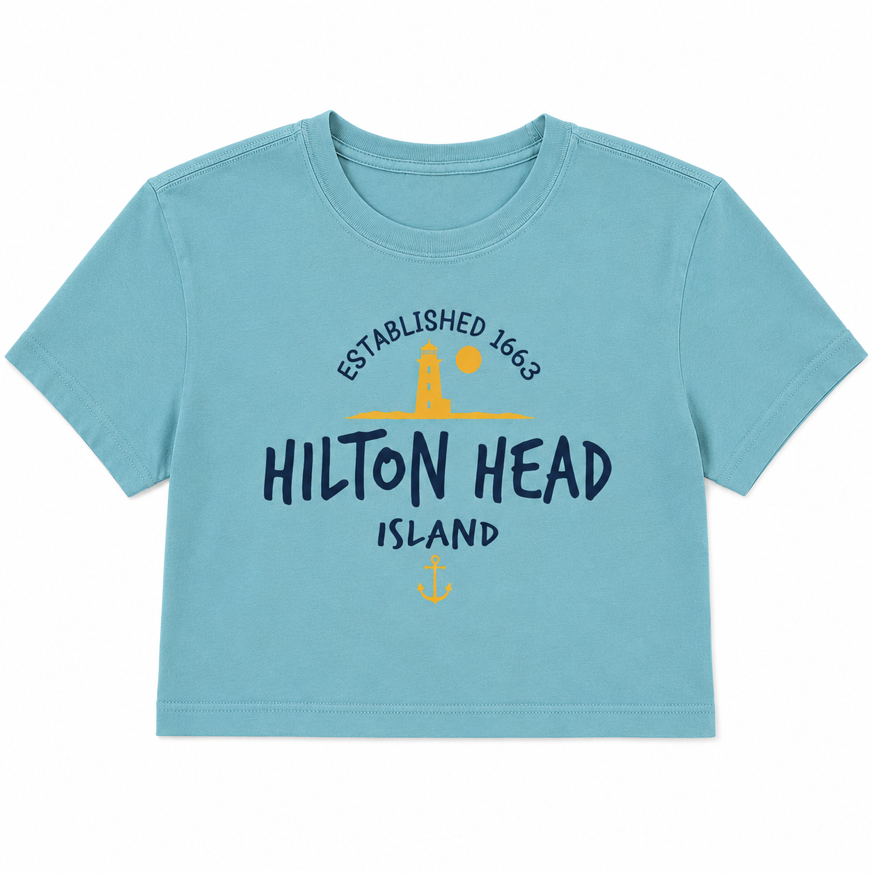 Women's Hilton Head Lighthouse Boxy T-Shirt