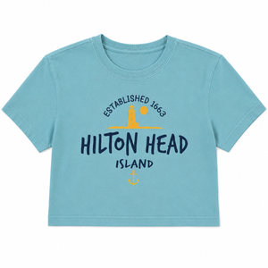 Women's Hilton Head Lighthouse Boxy T-Shirt