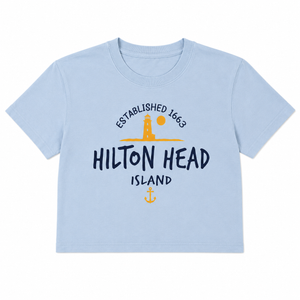 Women's Hilton Head Lighthouse Boxy T-Shirt