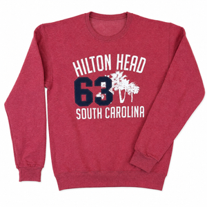 Hilton Head 1663 Classic Palm Crewneck Sweatshirt