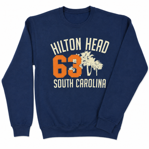 Hilton Head 1663 Classic Palm Crewneck Sweatshirt