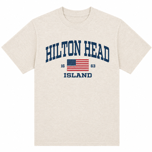 Vintage Flag Hilton Head T-Shirt