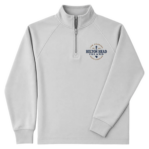Hilton Head Round Out Lighthouse 1/4 Zip Sweatshirt