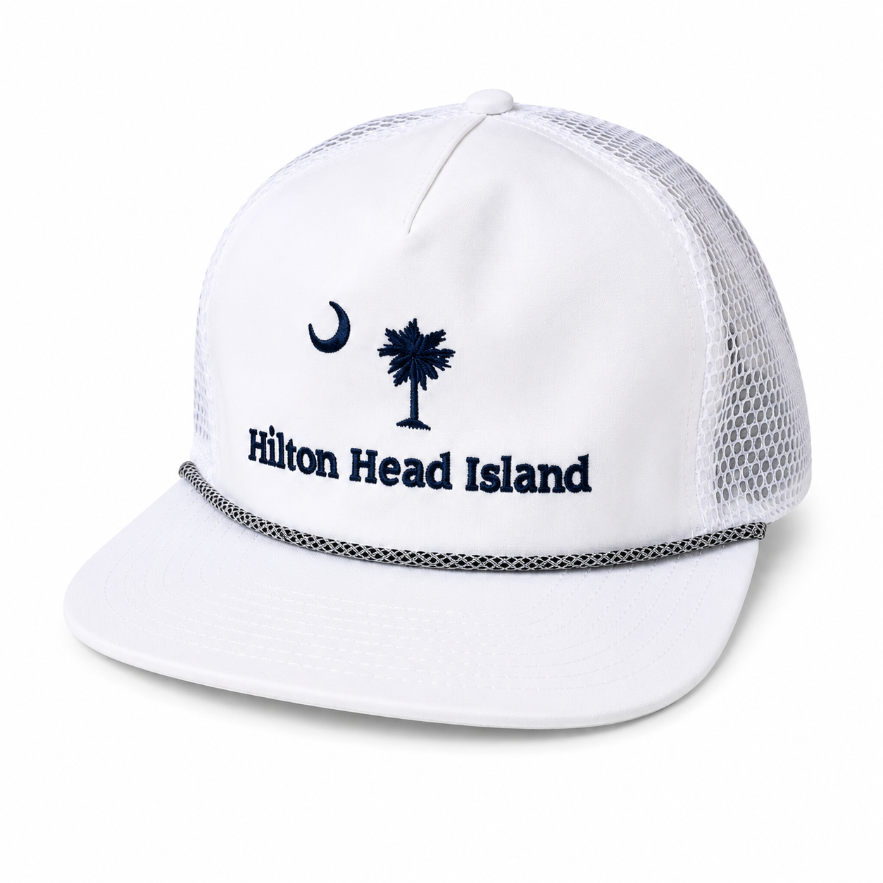 Legacy® Front Nine Palm and Moon Performance Mesh Cap