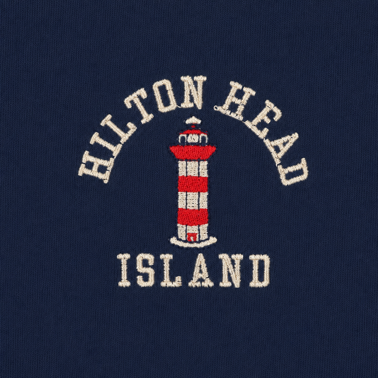 Embroidered Hilton Head Lighthouse Long Sleeve T-Shirt