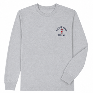 Embroidered Hilton Head Lighthouse Long Sleeve T-Shirt