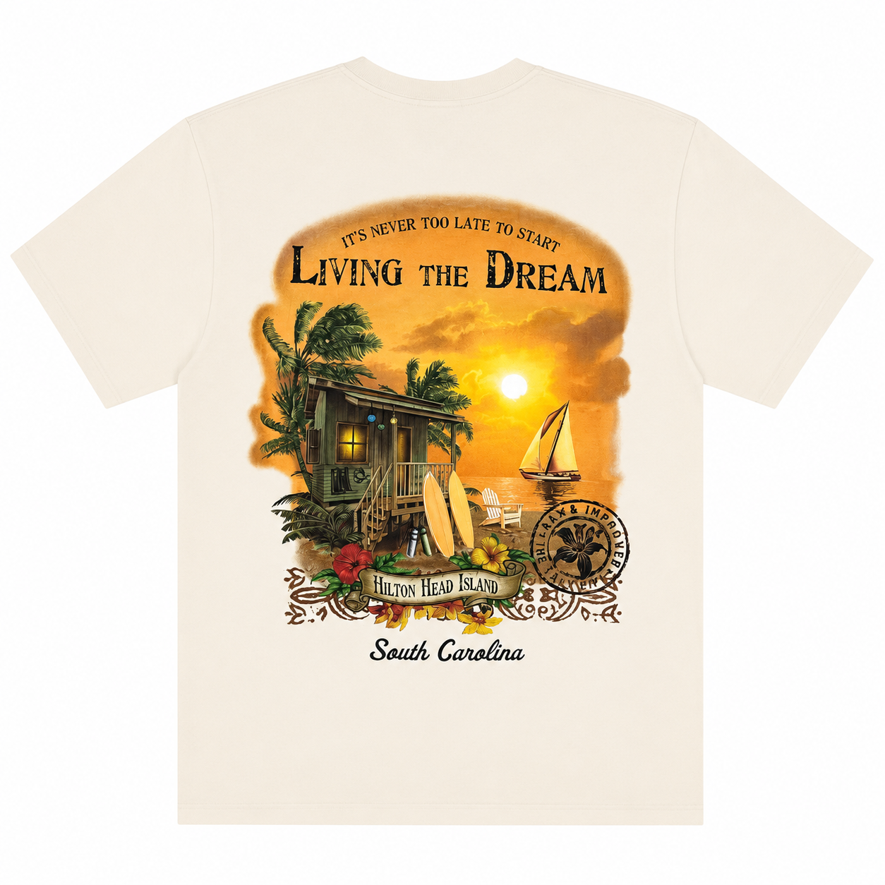 Hilton Head Living the Dream T-Shirt