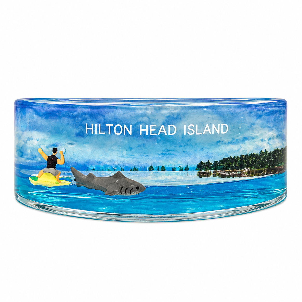 Hilton Head Liquid Motion Surfer Shark Magnet