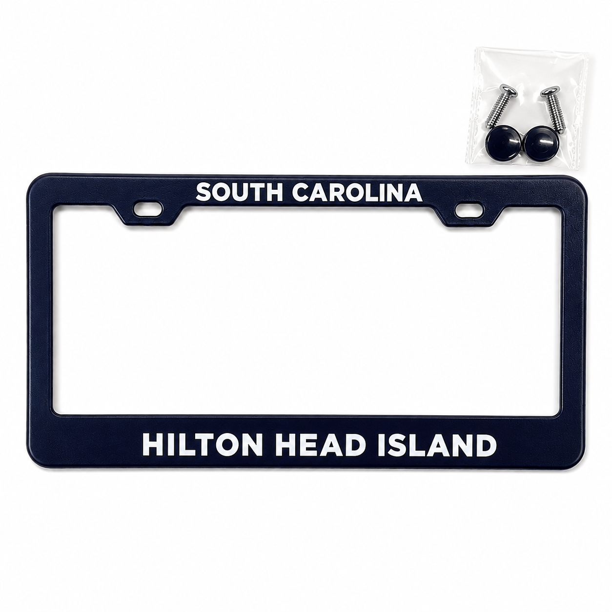 Hilton Head Island Palm and Moon License Plate Frame