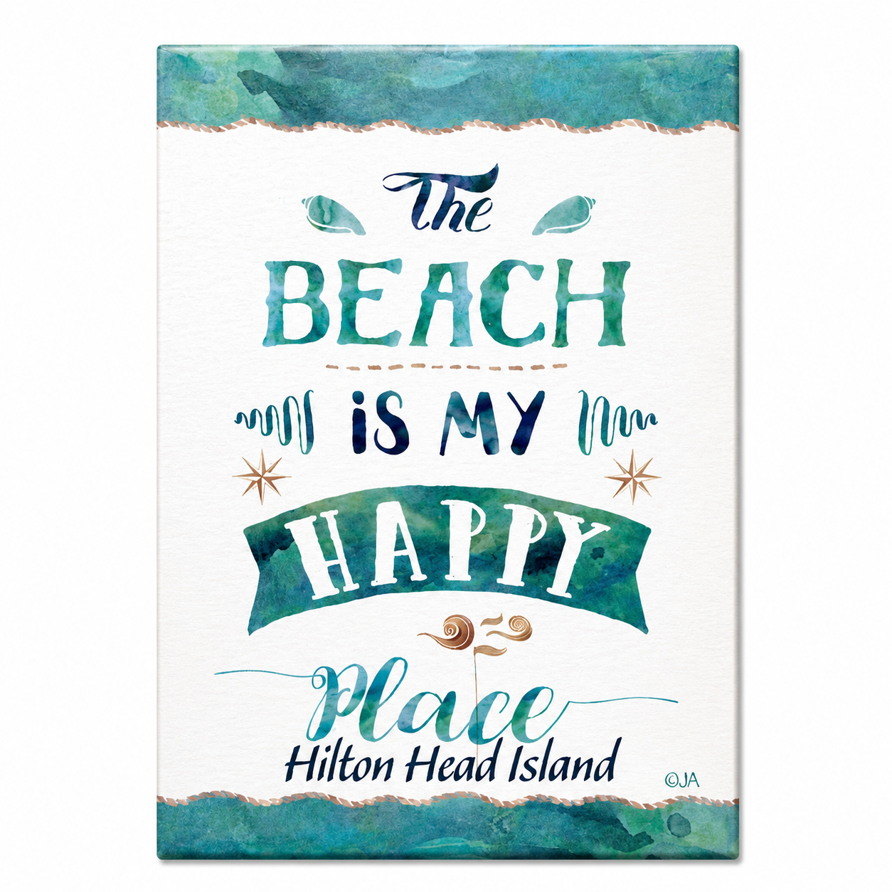 Hilton Head Beach is my Happy Place Magnet