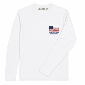 Hilton Head Island Fish Flag UPF Long Sleeve T-Shirt