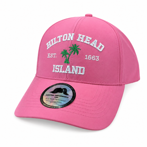 Women's Palm Tree Hilton Head Ponytail Cap
