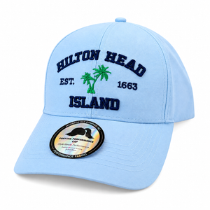 Women's Palm Tree Hilton Head Ponytail Cap
