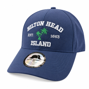 Women's Palm Tree Hilton Head Ponytail Cap