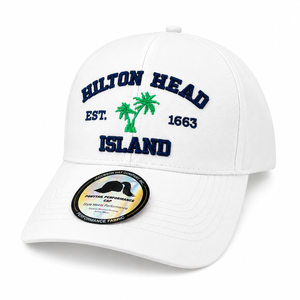 Women's Palm Tree Hilton Head Ponytail Cap