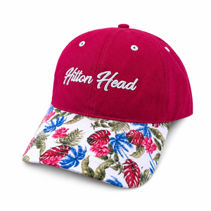 Floral Brim Hilton Head Cap