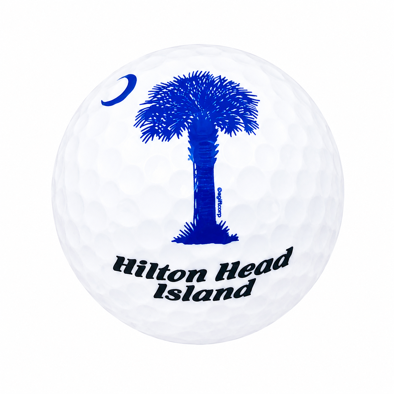 Hilton Head Palm & Moon Golf Ball