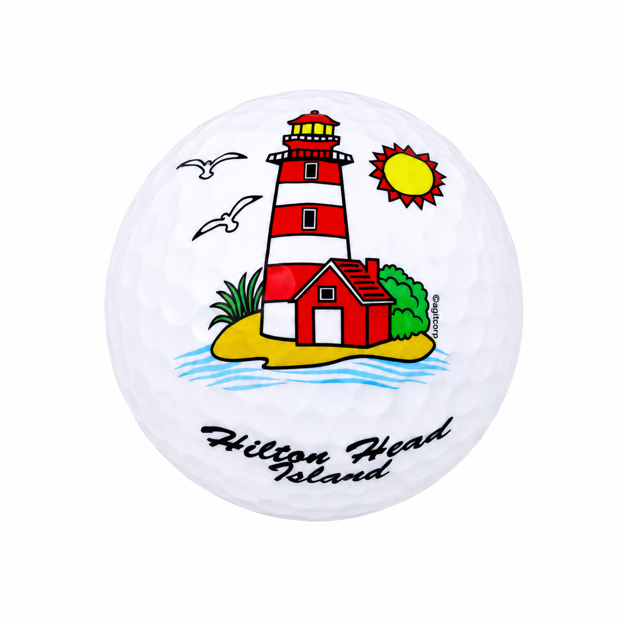 Hilton Head Lighthouse Golf Ball