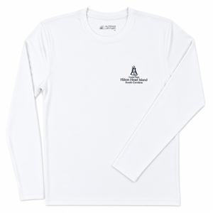 Hilton Head Island Map Tech UPF Long Sleeve T-Shirt
