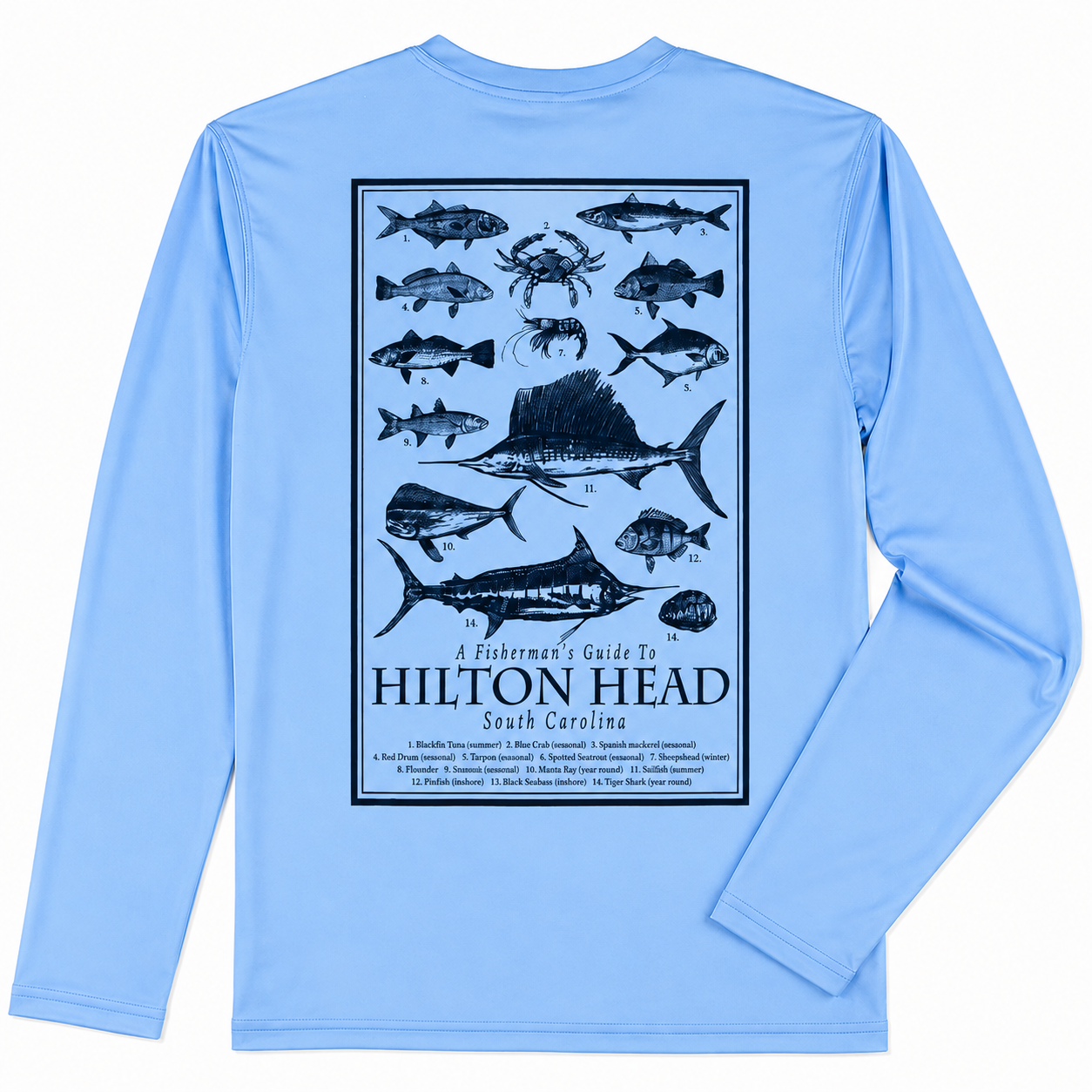 Hilton Head Fisherman's Guide UPF Long Sleeve
