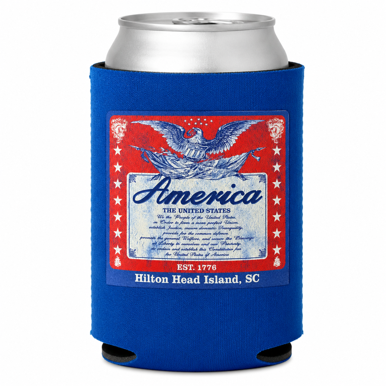 Hilton Head We the People Can Cooler & Sticker Pack
