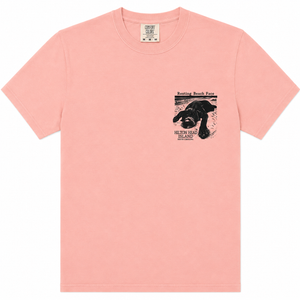 Hilton Head Resting Beach Face Dog T-Shirt