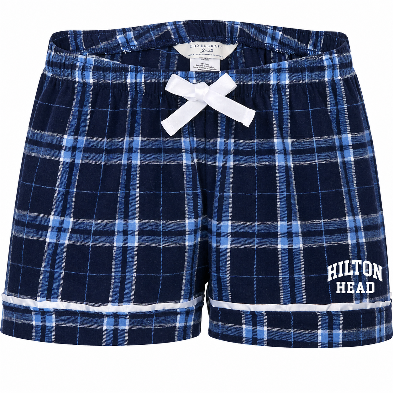Women's Hilton Head Plaid Flannel Shorts
