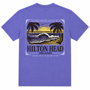 Hilton Head Island Tropical Beach T-Shirt