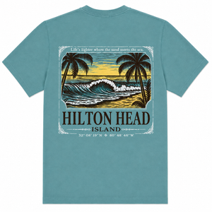 Hilton Head Island Tropical Beach T-Shirt