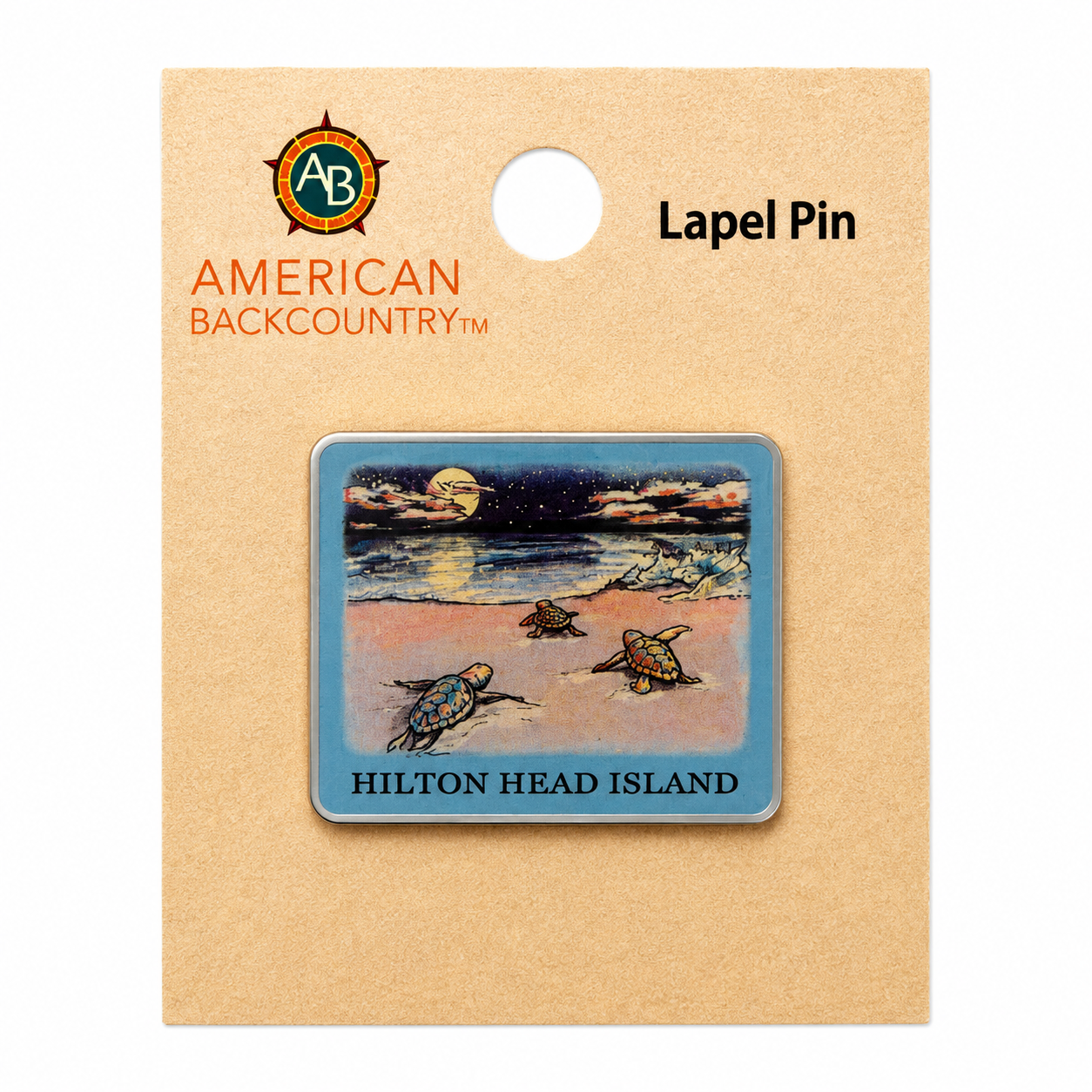Hilton Head Night Sky Turtle Pin