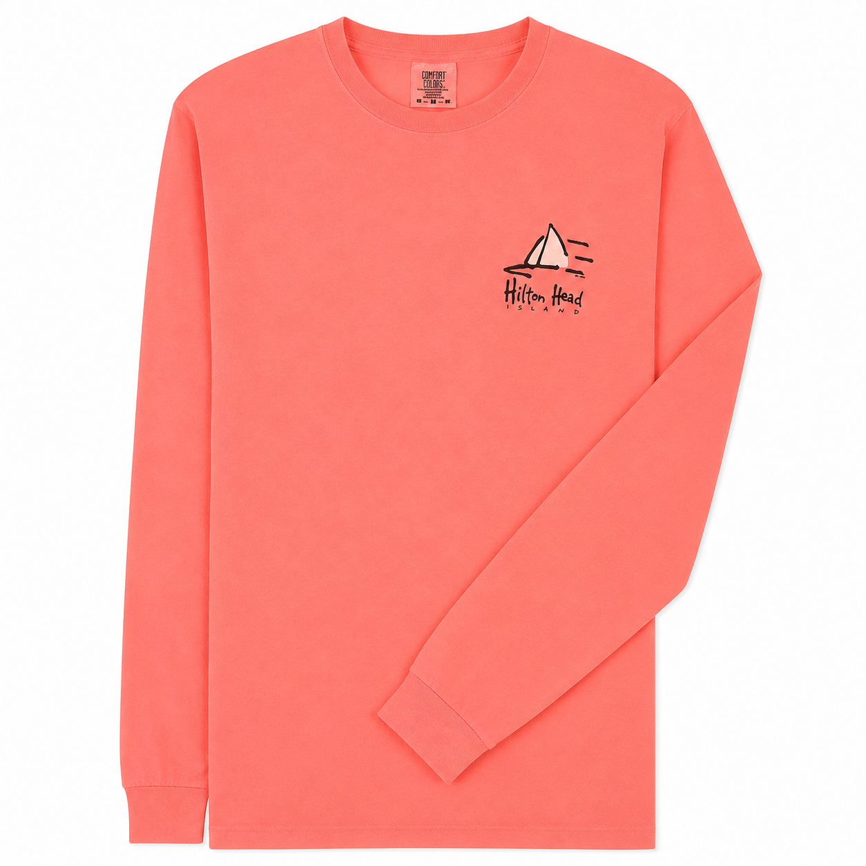 Hilton Head Island Fast Boat Long Sleeve T-Shirt