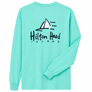 Hilton Head Island Fast Boat Long Sleeve T-Shirt