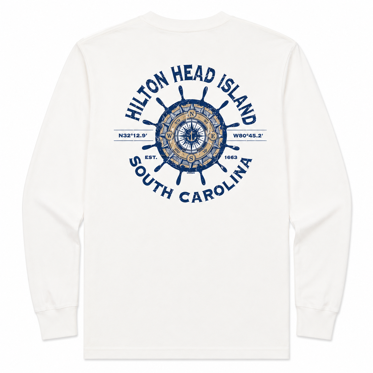 Hilton Head Island Harbour Master Long Sleeve T-Shirt