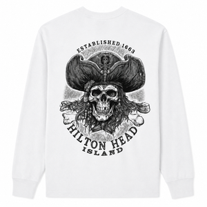 Hilton Head Big Bone Pirate Long Sleeve T-Shirt